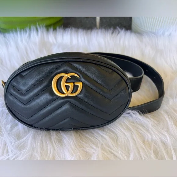Authentic Gucci GG Marmont Belt Bag - Picture 2 of 13